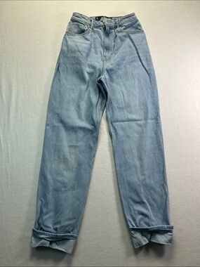 Hollister Light Wash Relaxed Straight-Leg Jeans